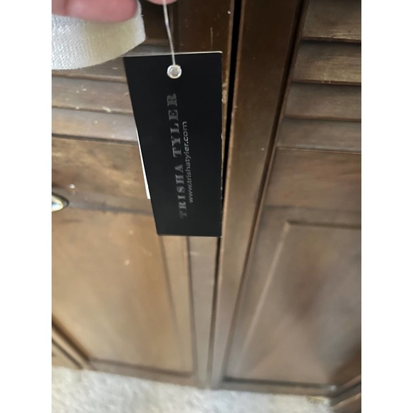 TRISHA TYLER Women's Plus Size Blouse Cream/Pearls (size 1X) - Picture 6 of 13